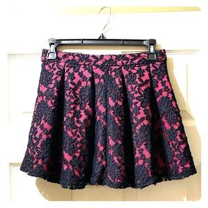 Abercrombie and Fitch kids pink, lace, skirt